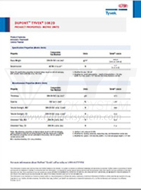 Tyvek® 1082D Fabric Report 